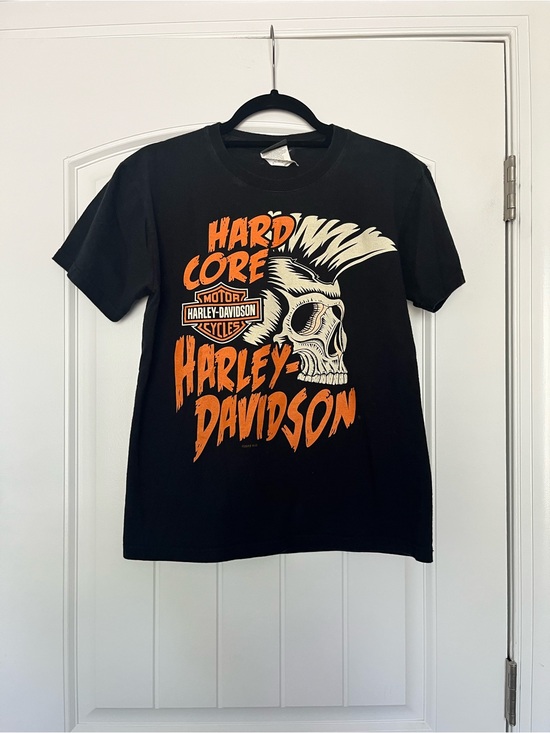 Harley-Davidson Other - Harley-Davidson 2012 Black Hard Core Mohawk Skull Bourbon Street Tee Size Small